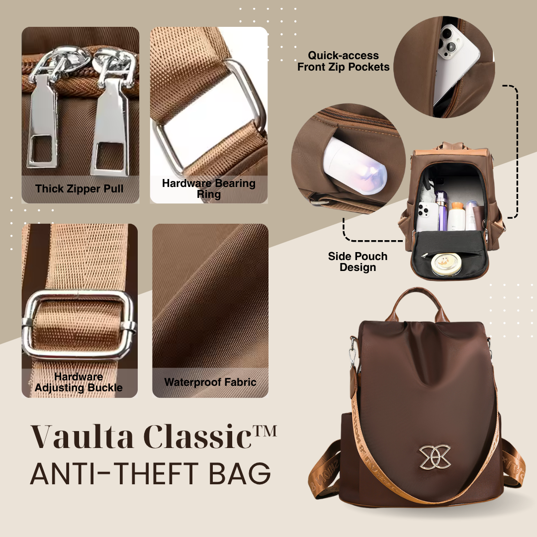 Vaulta Classic™ Anti-Theft Bag
