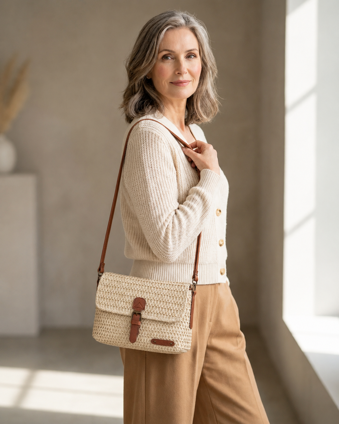 Emily™ Woven Crossbody Bag